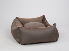 Savile Orthopaedic Walled Dog Bed - Tanner's Brown, Medium