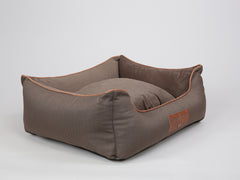 Savile Orthopaedic Walled Dog Bed - Tanner's Brown, Medium