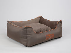 Savile Orthopaedic Walled Dog Bed - Tanner's Brown, Medium