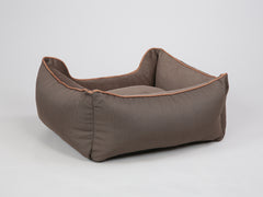 Savile Orthopaedic Walled Dog Bed - Tanner's Brown, Small