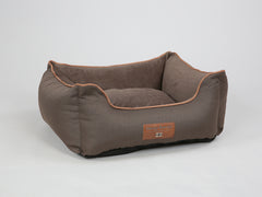 Savile Orthopaedic Walled Dog Bed - Tanner's Brown, Small