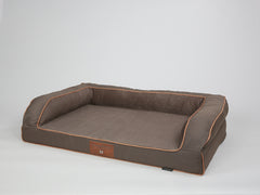 Savile Dog Sofa Bed - Tanner's Brown, Large