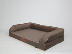 Savile Dog Sofa Bed - Tanner's Brown, Large