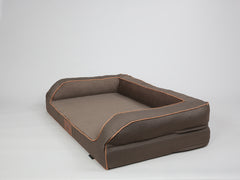 Savile Dog Sofa Bed - Tanner's Brown, Large