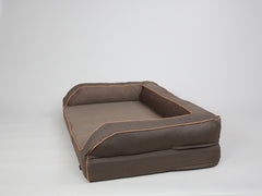 Savile Dog Sofa Bed - Tanner's Brown, Large