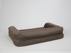 Savile Dog Sofa Bed - Tanner's Brown, Large