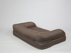 Savile Dog Sofa Bed - Tanner's Brown, Large