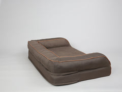 Savile Dog Sofa Bed - Tanner's Brown, Large