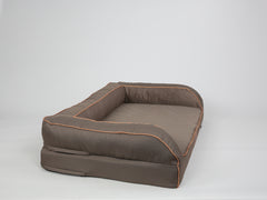 Savile Dog Sofa Bed - Tanner's Brown, Large