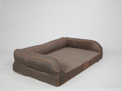 Savile Dog Sofa Bed - Tanner's Brown, Large