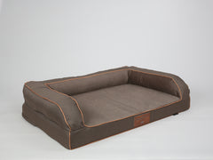 Savile Dog Sofa Bed - Tanner's Brown, Large