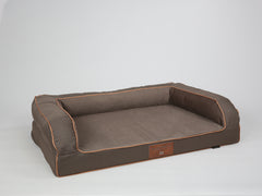 Savile Dog Sofa Bed - Tanner's Brown, Large