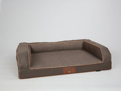 Savile Dog Sofa Bed - Tanner's Brown, Large