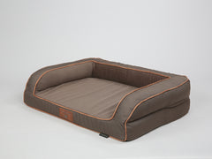 Savile Dog Sofa Bed - Tanner's Brown, Medium