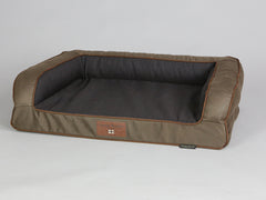 Selbourne Dog Sofa Bed - Coffee / Espresso, Medium