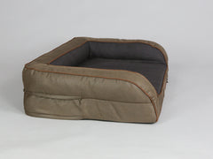 Selbourne Dog Sofa Bed - Coffee / Espresso, Medium