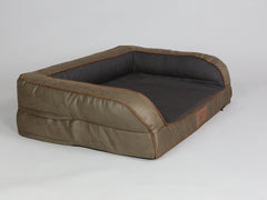 Selbourne Dog Sofa Bed - Coffee / Espresso, Medium