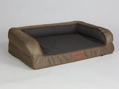 Selbourne Dog Sofa Bed - Coffee / Espresso, Medium