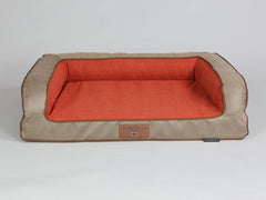 Selbourne Dog Sofa Bed - Ginger / Ember, Medium