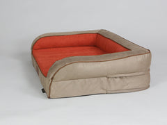 Selbourne Dog Sofa Bed - Ginger / Ember, Medium