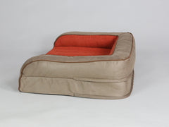 Selbourne Dog Sofa Bed - Ginger / Ember, Medium