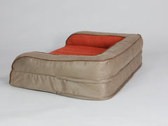 Selbourne Dog Sofa Bed - Ginger / Ember, Medium