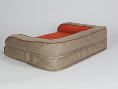 Selbourne Dog Sofa Bed - Ginger / Ember, Medium