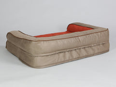 Selbourne Dog Sofa Bed - Ginger / Ember, Medium