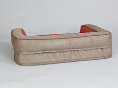 Selbourne Dog Sofa Bed - Ginger / Ember, Medium