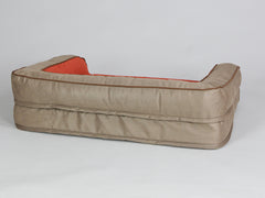 Selbourne Dog Sofa Bed - Ginger / Ember, Medium