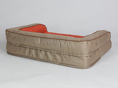 Selbourne Dog Sofa Bed - Ginger / Ember, Medium