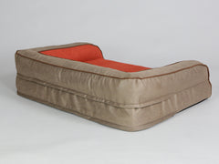 Selbourne Dog Sofa Bed - Ginger / Ember, Medium