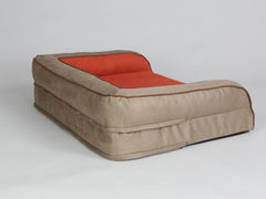 Selbourne Dog Sofa Bed - Ginger / Ember, Medium