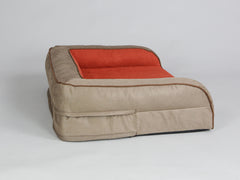 Selbourne Dog Sofa Bed - Ginger / Ember, Medium