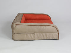 Selbourne Dog Sofa Bed - Ginger / Ember, Medium