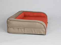 Selbourne Dog Sofa Bed - Ginger / Ember, Medium