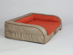 Selbourne Dog Sofa Bed - Ginger / Ember, Medium