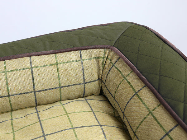 Country Dog Sofa Bed - Olive Green, Medium