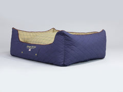 Country Orthopaedic Walled Dog Bed - Midnight Blue, Large