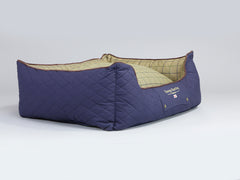 Country Orthopaedic Walled Dog Bed - Midnight Blue, Large