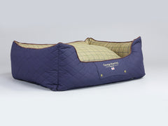 Country Orthopaedic Walled Dog Bed - Midnight Blue, Large