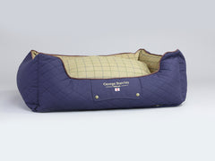 Country Orthopaedic Walled Dog Bed - Midnight Blue, Large