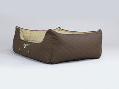 Country Orthopaedic Walled Dog Bed - Chestnut Brown, Large