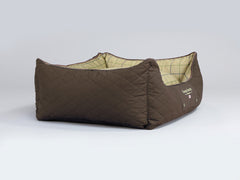 Country Orthopaedic Walled Dog Bed - Chestnut Brown, Medium