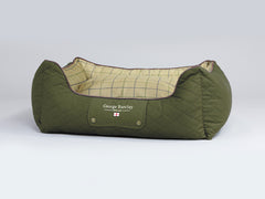 Country Orthopaedic Walled Dog Bed - Olive Green, Medium