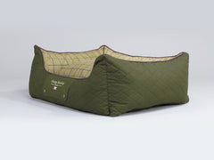 Country Orthopaedic Walled Dog Bed - Olive Green, Medium