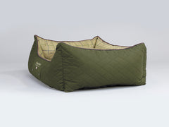 Country Orthopaedic Walled Dog Bed - Olive Green, Medium