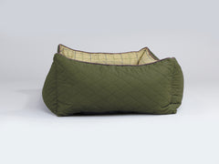 Country Orthopaedic Walled Dog Bed - Olive Green, Medium