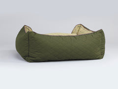 Country Orthopaedic Walled Dog Bed - Olive Green, Medium