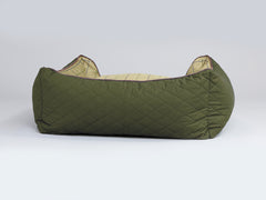 Country Orthopaedic Walled Dog Bed - Olive Green, Medium